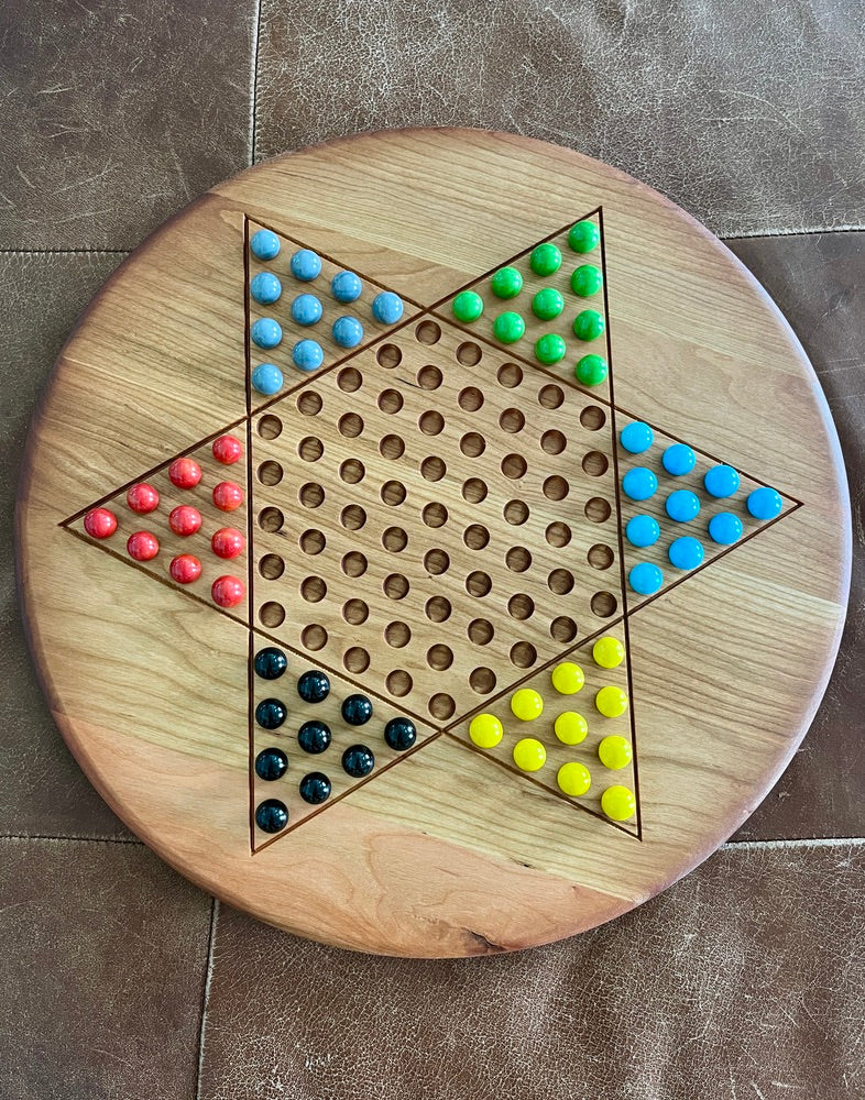 Deluxe Combo Game Board β Reversible Heirloom Design β Chinese Checkers & Wahoo