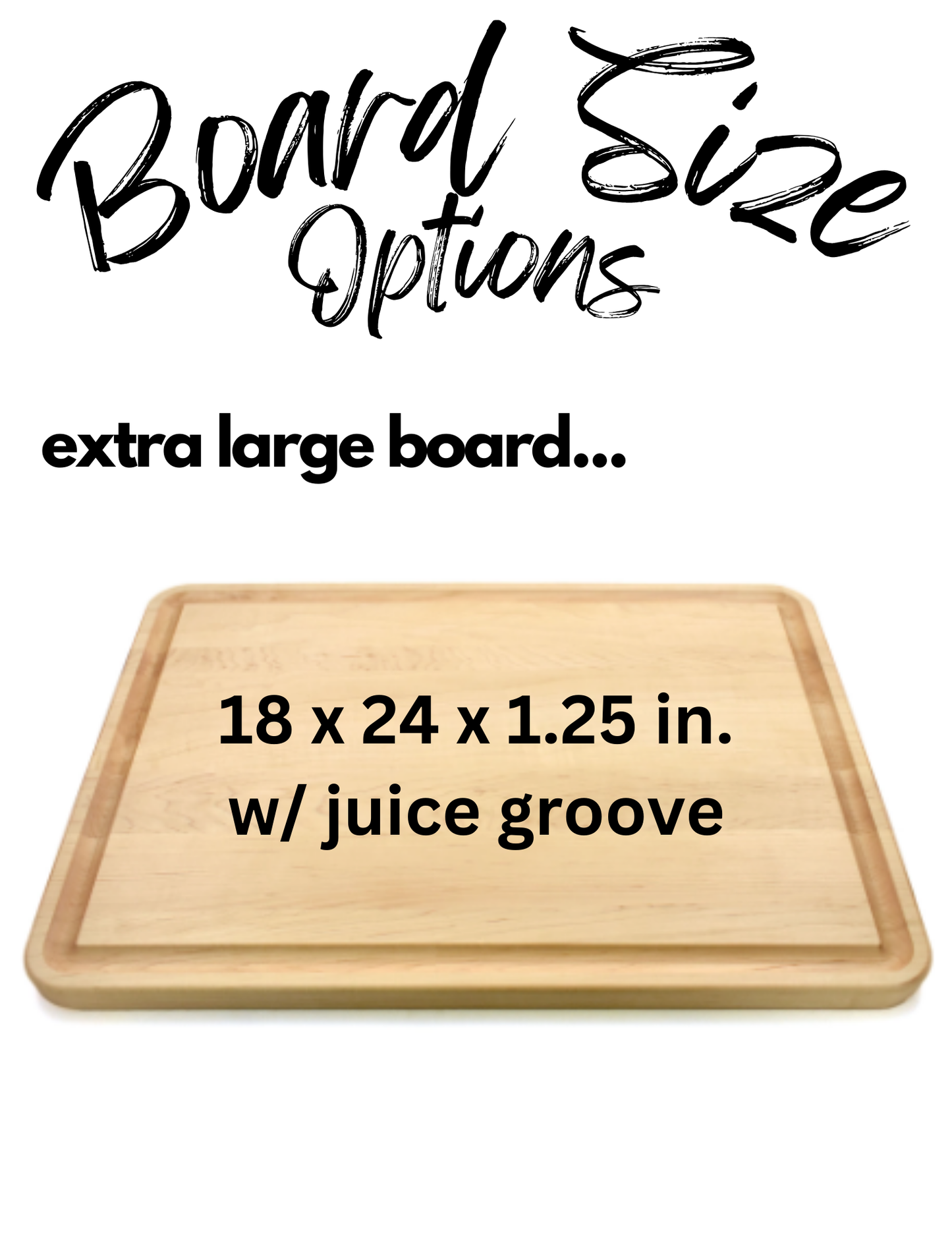 Your Own Design or Logo! - Custom Engraved Cutting Board
