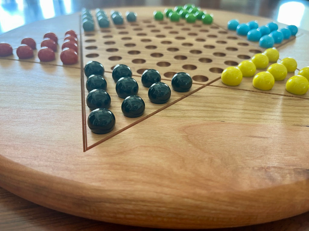 Deluxe Combo Game Board β Reversible Heirloom Design β Chinese Checkers & Wahoo