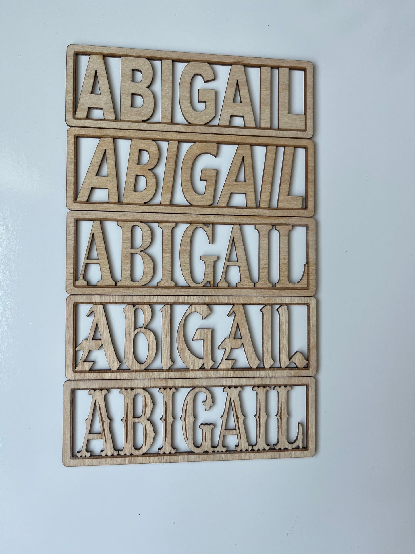 Custom Name Engraved Wooden Bookmark – Personalized Gift in Maple, Cherry, or Walnut