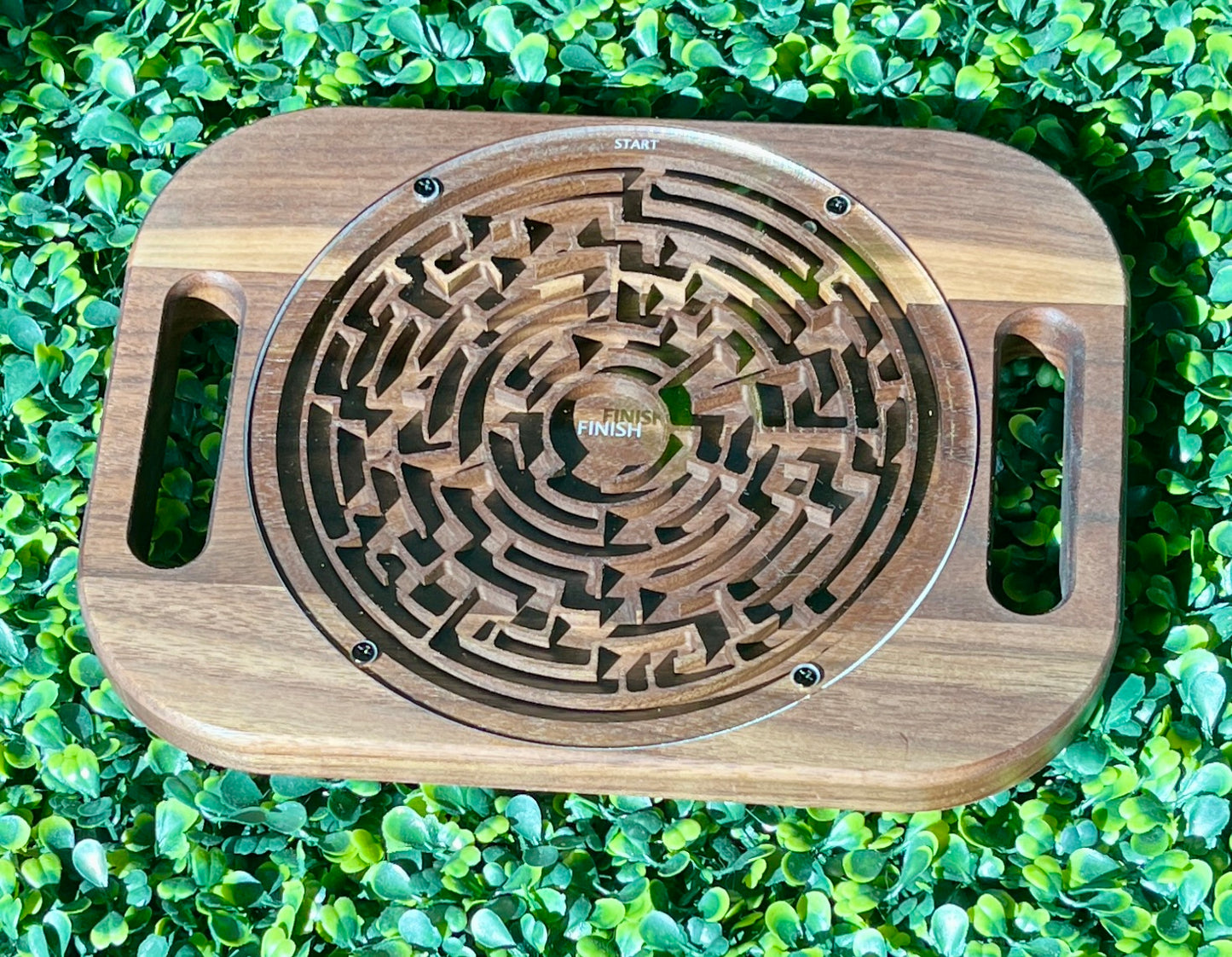 Handheld Maze Game | Wooden Labyrinth Puzzle Toy for Kids and Adults