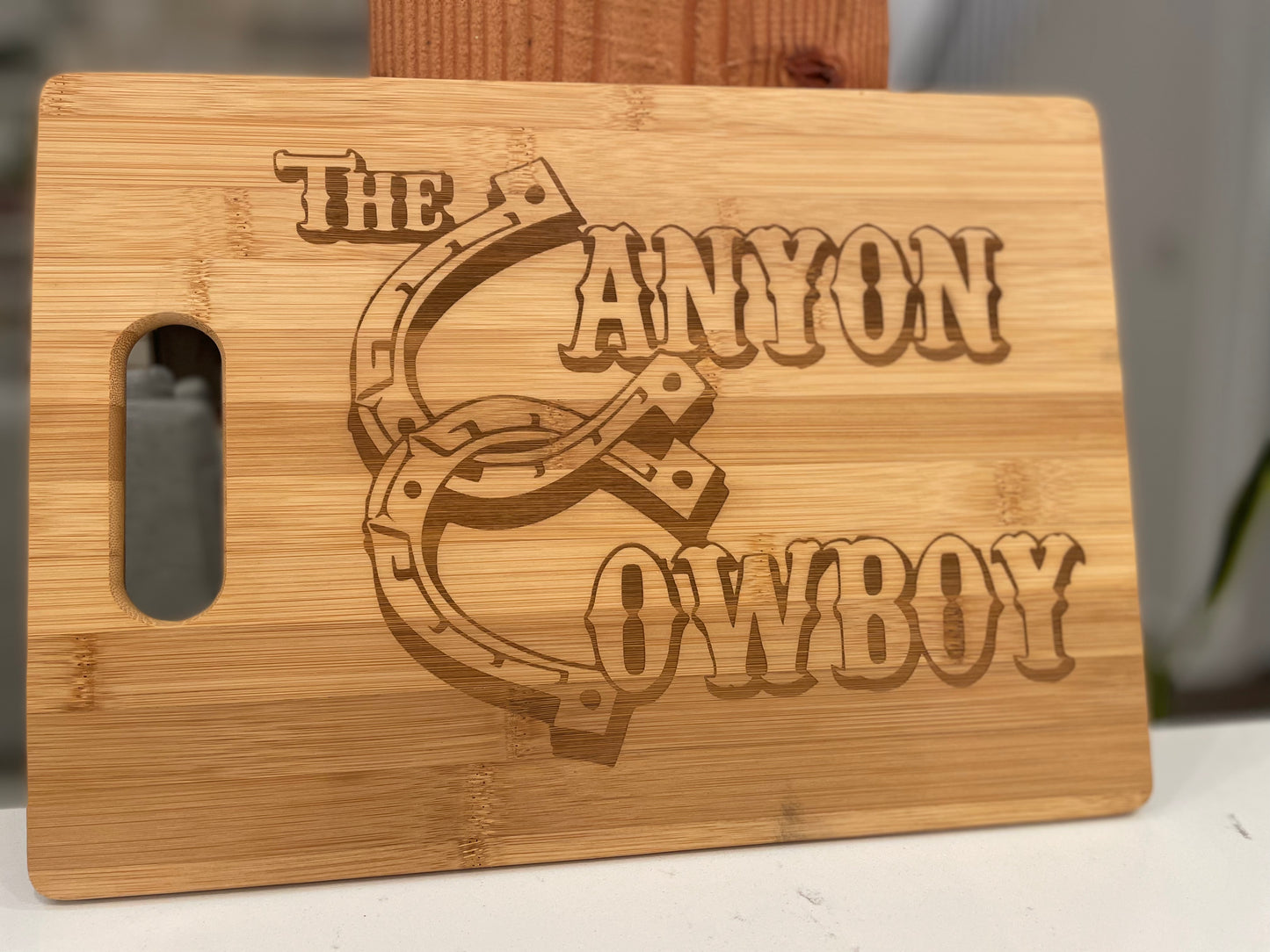 Your Own Design or Logo! - Custom Engraved Cutting Board