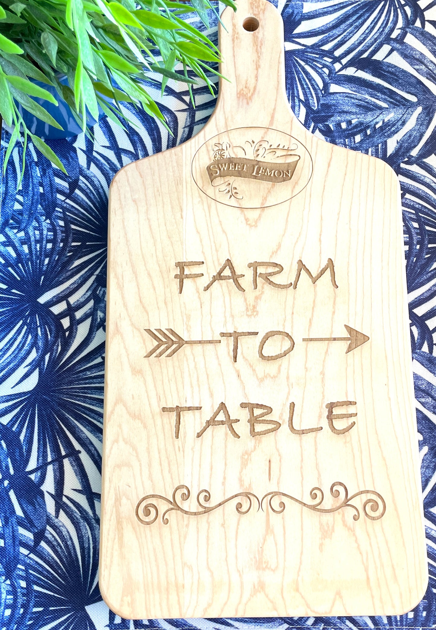 Your Own Design or Logo! - Custom Engraved Cutting Board