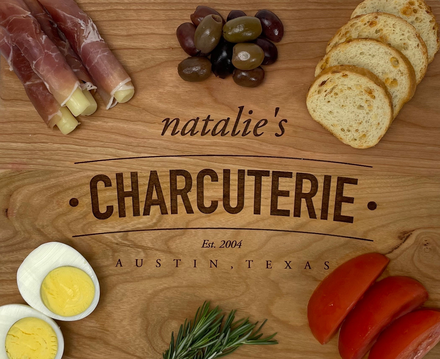 Personalized Engraved Charcuterie Board