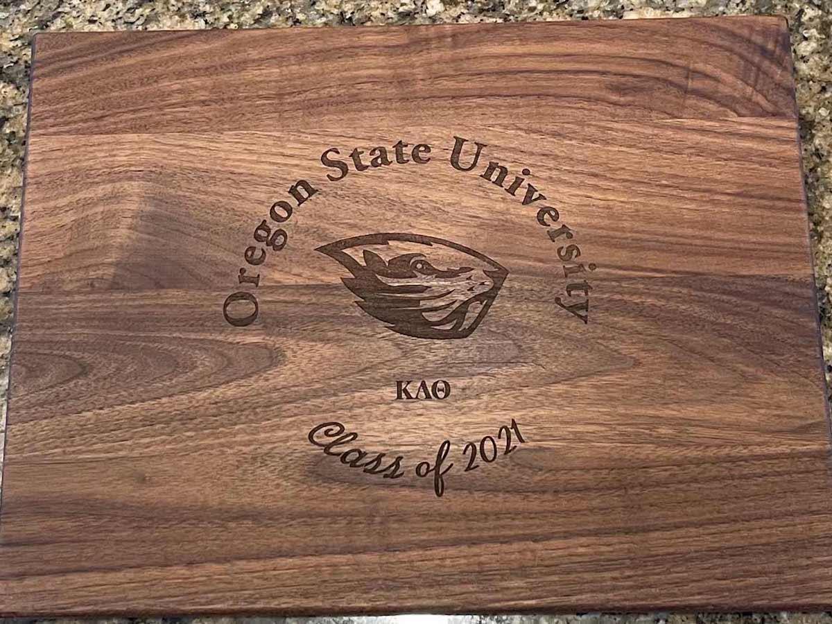 Your Own Design or Logo! - Custom Engraved Cutting Board - Lakeline Designs