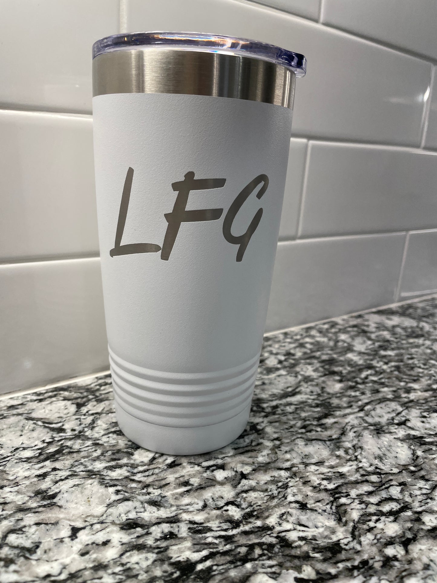 Custom Engraved Stainless Steel Tumbler - 20 oz. Polar Camel