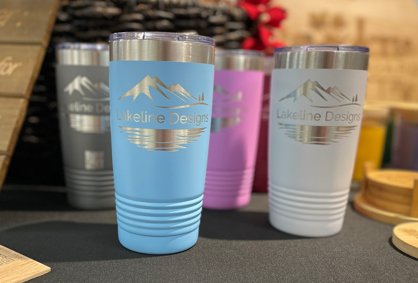 Custom Engraved Stainless Steel Tumbler - 20 oz. Polar Camel