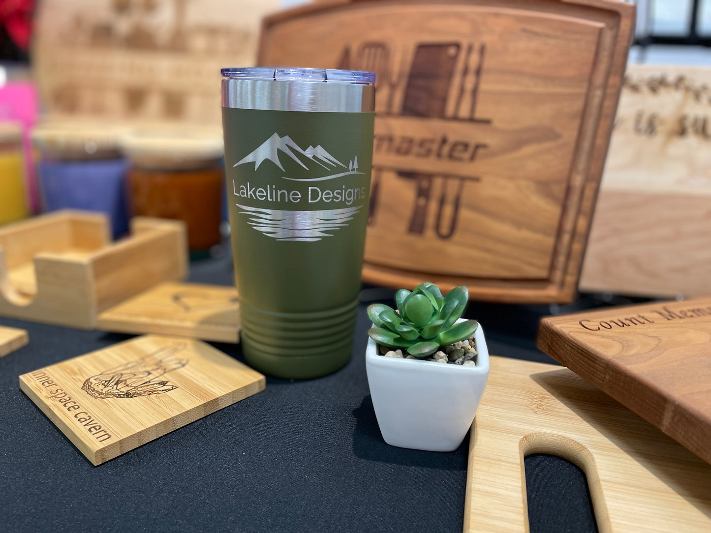 Custom Engraved Stainless Steel Tumbler - 20 oz. Polar Camel