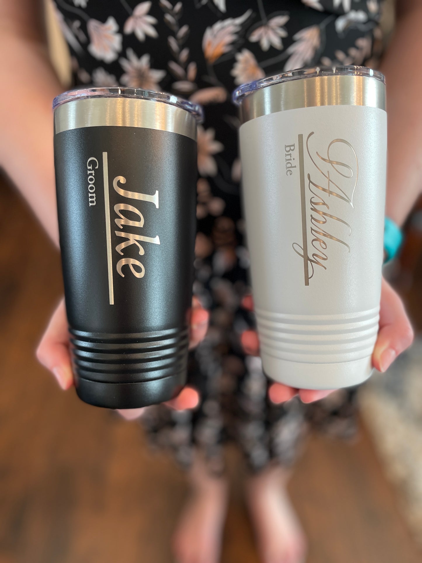 Custom Engraved Stainless Steel Tumbler - 20 oz. Polar Camel