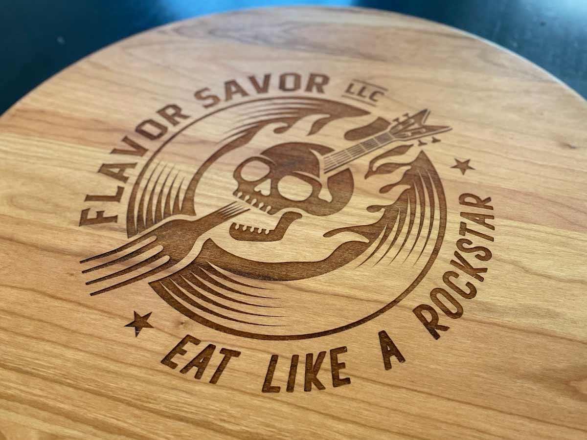 Your Own Design or Logo! - Custom Engraved Cutting Board - Lakeline Designs