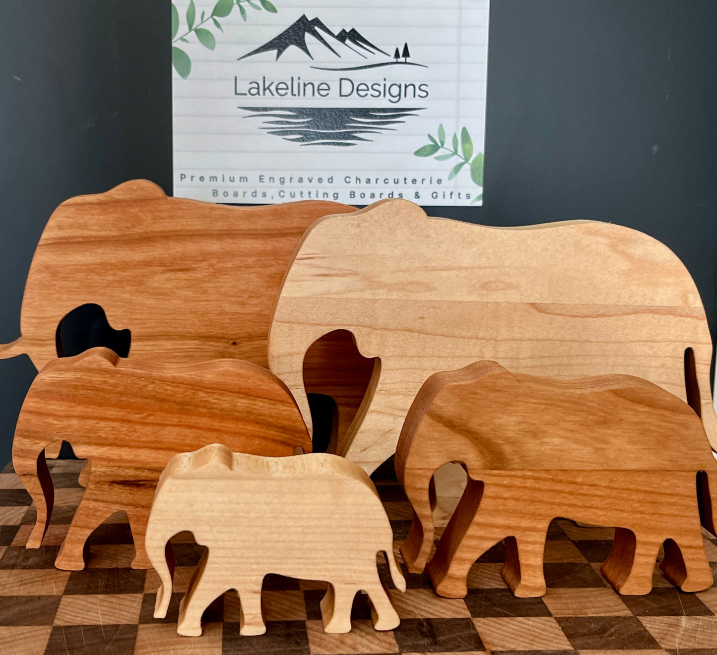 Handmade Wooden Animal Family Sets | Natural Hardwood Toys | Waldorf & Montessori Inspired | Nursery Decor