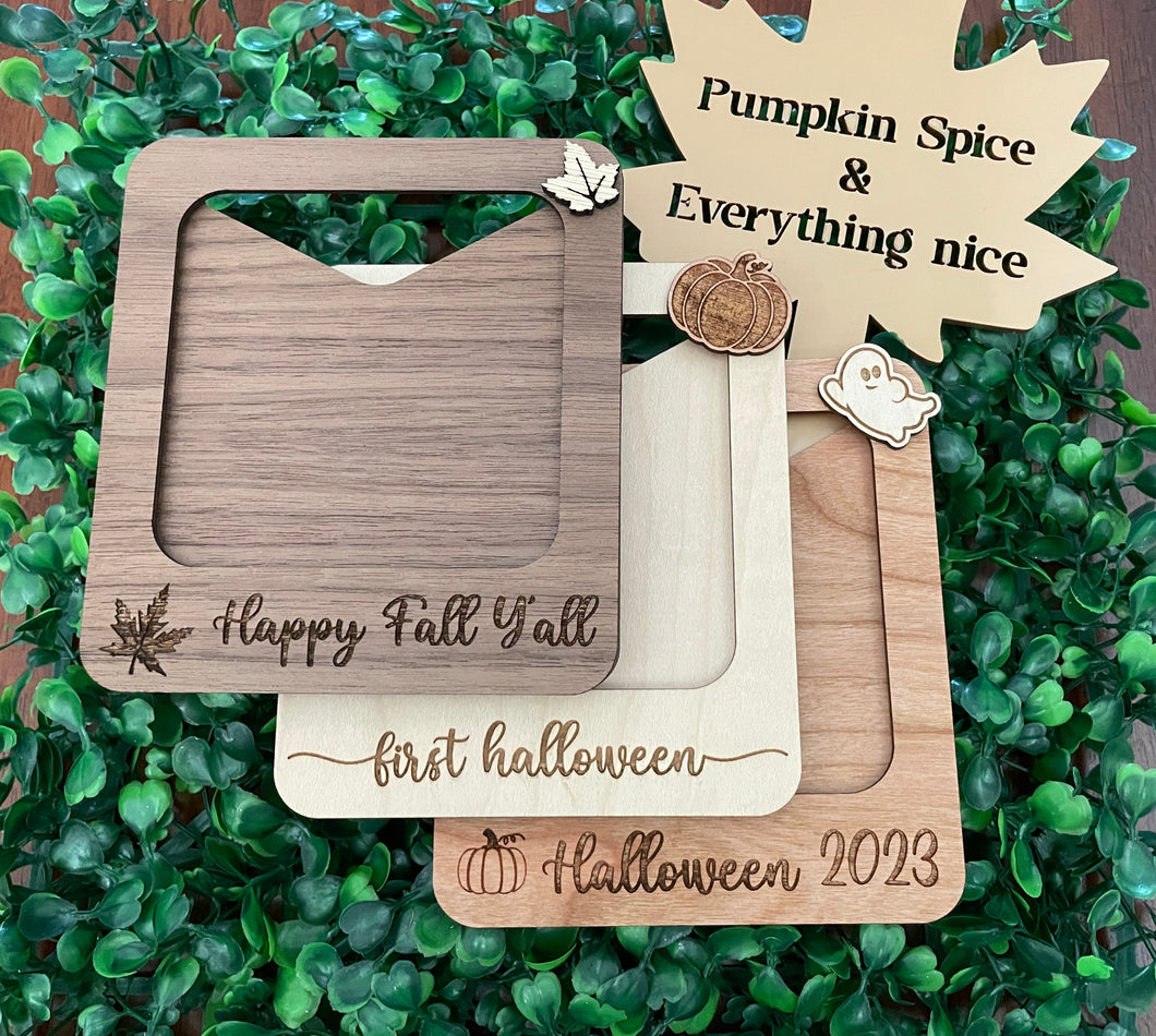 Photo Magnet - Refrigerator Photo Frame - Custom Engraved Saying for Photo Display -Gift for New Parents, Family Members , Special Occasions