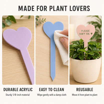 Sweetheart Plant Stakes - Garden Decor