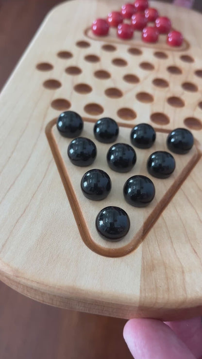 Travel Chinese / Star Checkers – 2-Player Mini Board Game