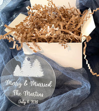 Load image into Gallery viewer, Personalized Newlywed Ornament
