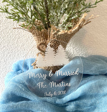 Load image into Gallery viewer, Personalized Newlywed Ornament
