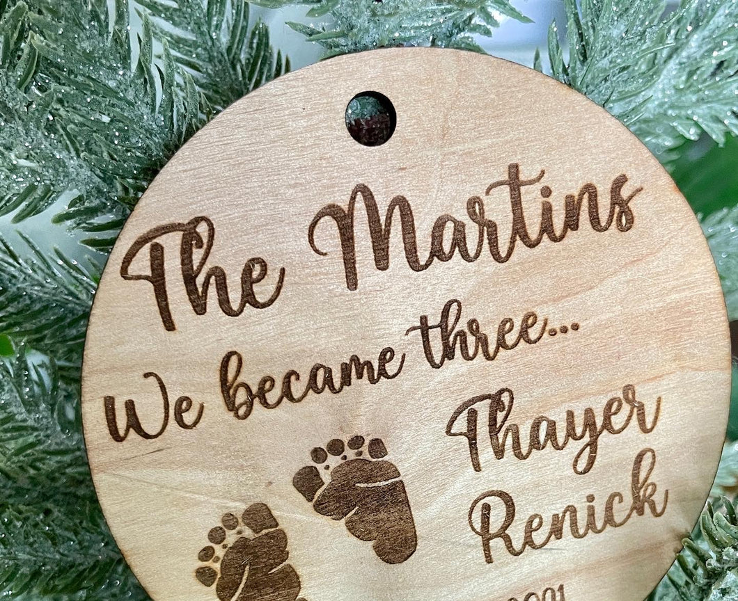 Personalized Growing Family Ornament