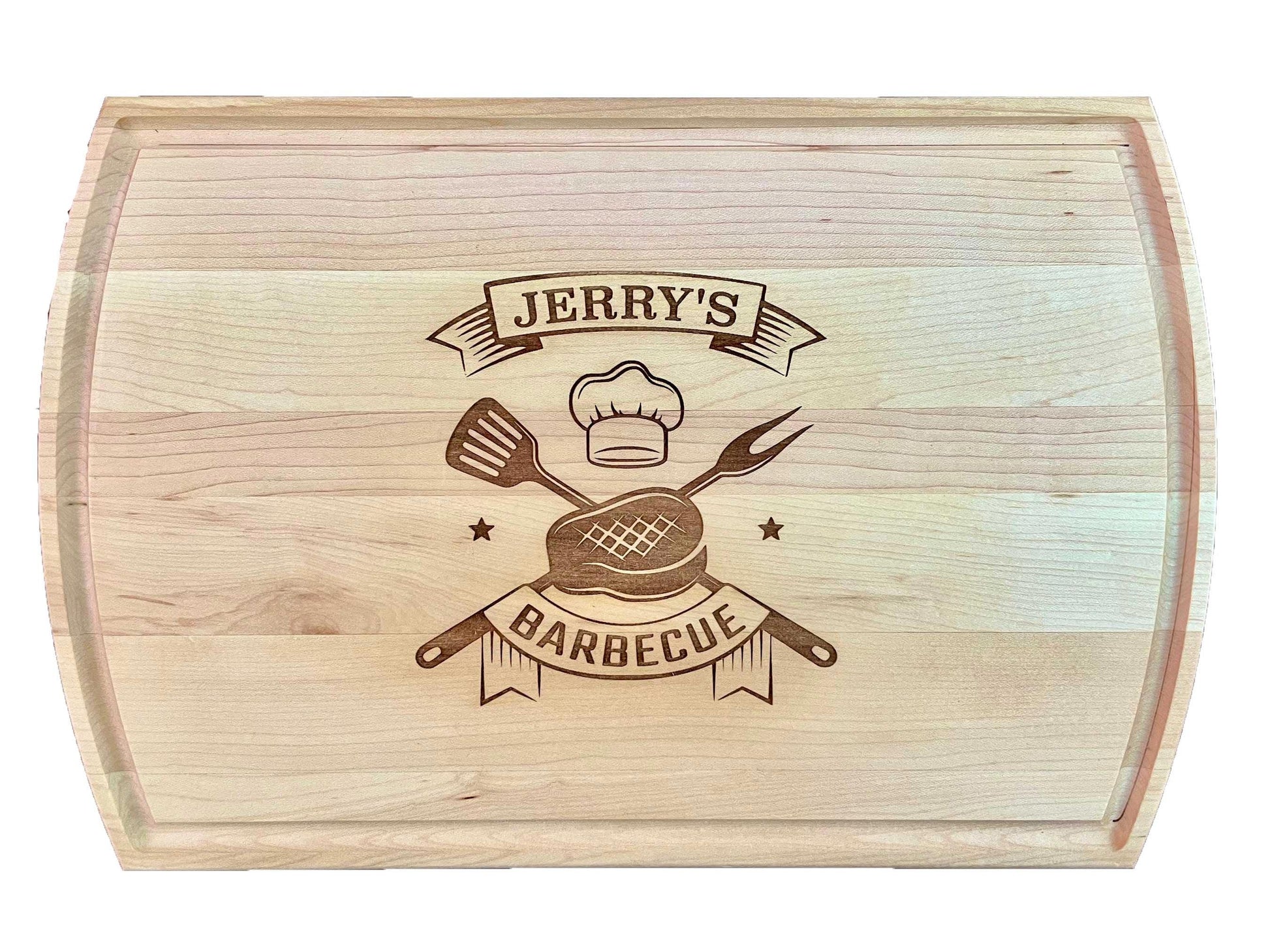 Personalized Engraved BBQ Cutting Board - Lakeline Designs