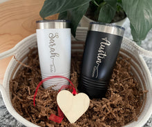 Load image into Gallery viewer, Wedding Tumblers - Bride and Groom Gift - Set of 2 Tumblers
